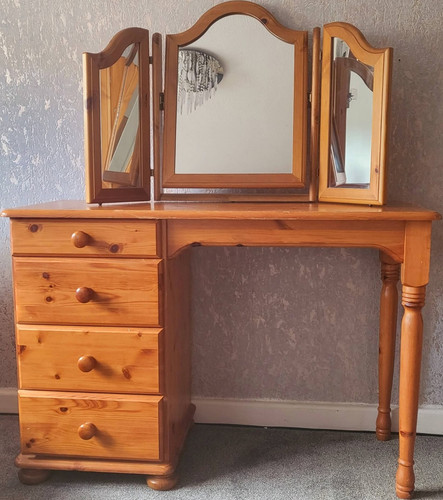 All solid pine dressing - pine, table