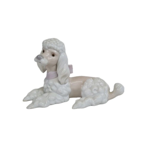 Lladro 06337 poodle puppy dog - poodle,