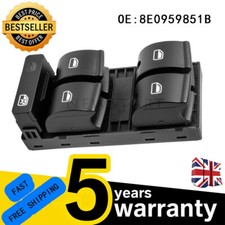 8E0959851B FOR AUDI A4 B6 B7 DRIVER SIDE ELECTRIC POWER WINDOW CONTROL SWITCH UK