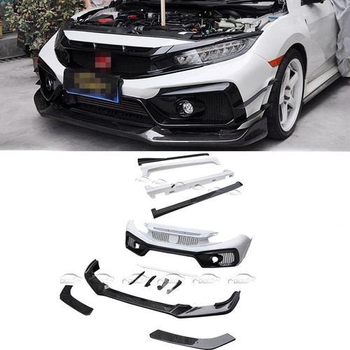 Carbon fiber frp bumper - carbon,