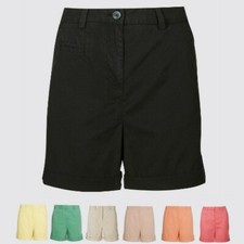 Ladies M&S Chino Shorts Sizes