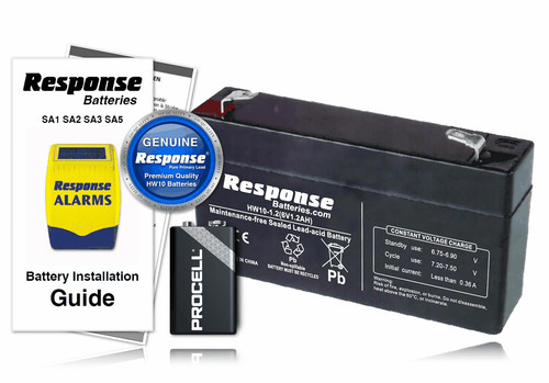 Response alarm battery kit - alarm,