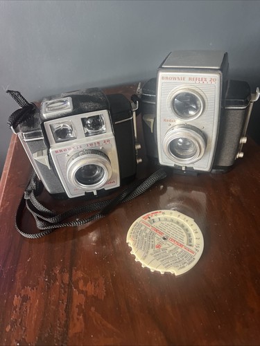 Two vintage kodak - two, brownie