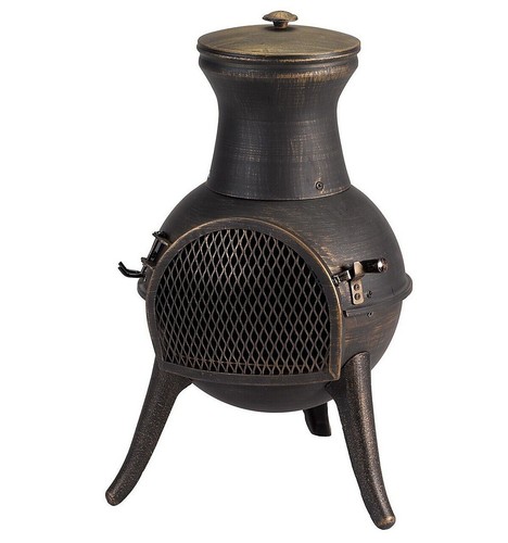 Chimenea weatherproof metal - weatherproof,