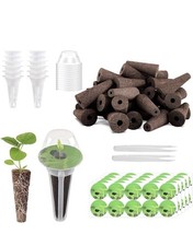 124pc Hydroponic Seed Pot Kit