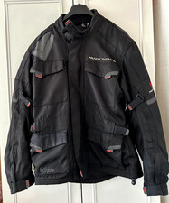 Frank Thomas Eclipse Motorcycle Jacket with Air Vent System size L ~ 50" chest