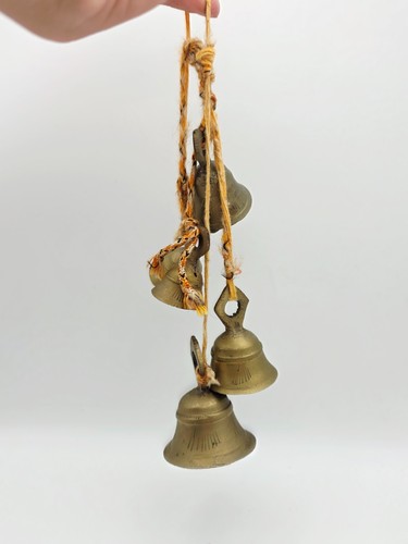 Vintage indian brass hanging - brass,