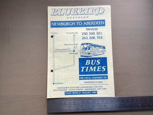 Northern scottish bluebird - scottish, bus