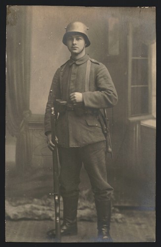 Ww1 photograph infantryman in - ww1, photograph,