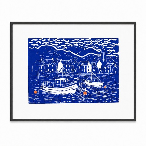 Scottish harbour original - scottish,