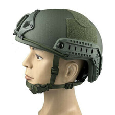 UHMW-PE BALLISTIC IIIA BULLET PROOF HELMET SIZE M / L ARMY GREEN COLOR
