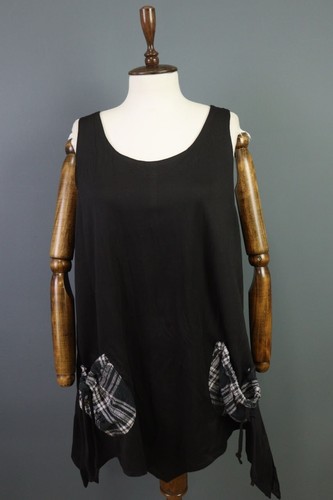 Sarah santos black sleeveless - sarah,
