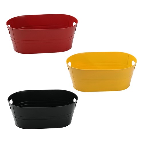 Galvanized oval beverage tub - oval,