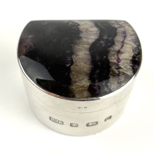 Polished blue john - polished, bjk