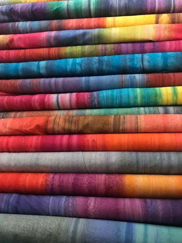Batik landscape fabric for - batik,