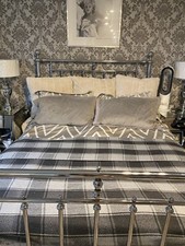 John Lewis, Chair /sofa Throw Grey  With Tassels