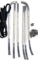 ukscooters VESPA SPRINT GT GL FLOOR RUNNER KIT ITALIAN STRIPS CHANNELS FIXINGS