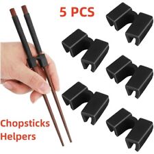 5 PCS Reusable Chopsticks Helpers Training Chopstick Hinges Connector Practice