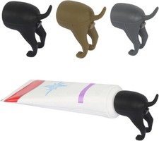 3 Pack Pooping Dog Butt Bum Toothpaste Toppers Funny Toothpaste Dispenser Cap UK