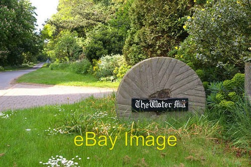 Photo 6x4 old mill stone - mill,