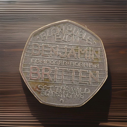 Benjamin britten 50p coin - benjamin, 2013