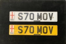 Personal Number Private Car License Plate Cherished Number to transfer  S70 MOV 