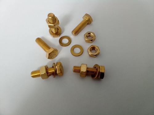 M6x20 brass hex head bolts - m6x20,