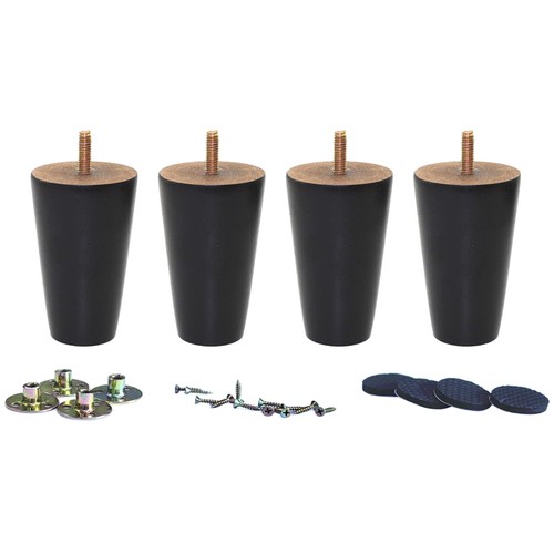 Modern black furniture legs - furniture,