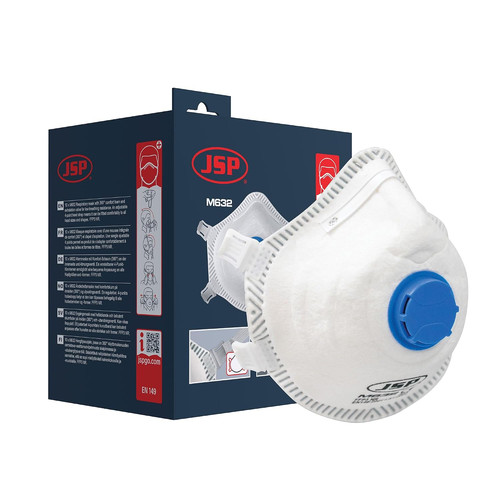 Jsp m632 ffp3 valved dust - valved, face