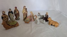Vintage nativity scene ceramic