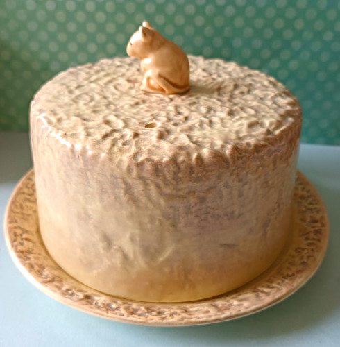 Sylvac ceramic cheese dome - ceramic,