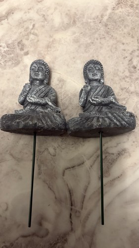 Set grey buddha resin - of, &