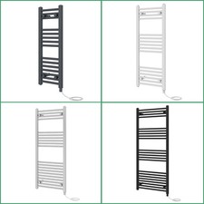 Prefilled Electric Straight Heated Towel Rail Bathroom Radiator Ladder Warmer