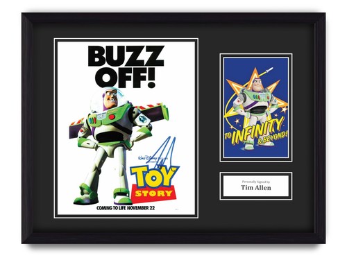 Tim allen signed 16x12 framed - allen,