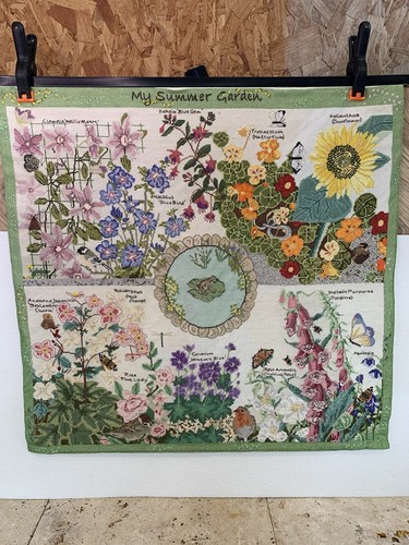 Floral summer garden tapestry - summer,