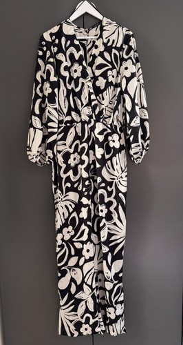 Zara black ecru floral - black, &