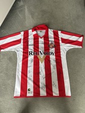 Signed Sunderland 2004-2005 Reg Vardy Home Shirt