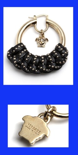 605 versace medusa earrings - medusa,