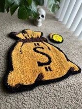 Money Bag Rug, Small Handmade