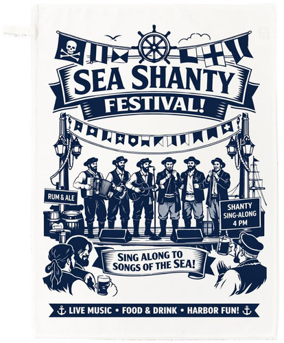 Sea shanty festival cotton tea - festival,