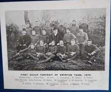 1876 RARE VINTAGE RUGBY LEAGUE
