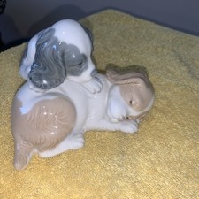 2 Dogs Playing. Nao by Lladro