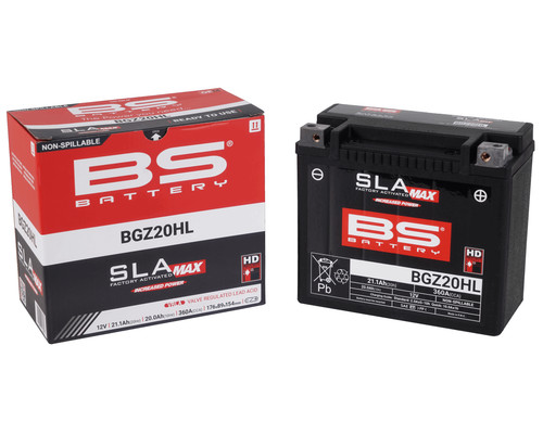 Battery max sealed bgz20hl - battery,
