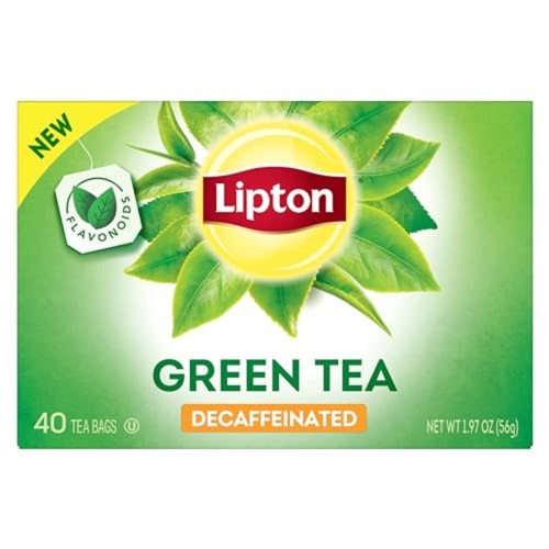 Lipton decaffeinated green tea - decaffeinated,
