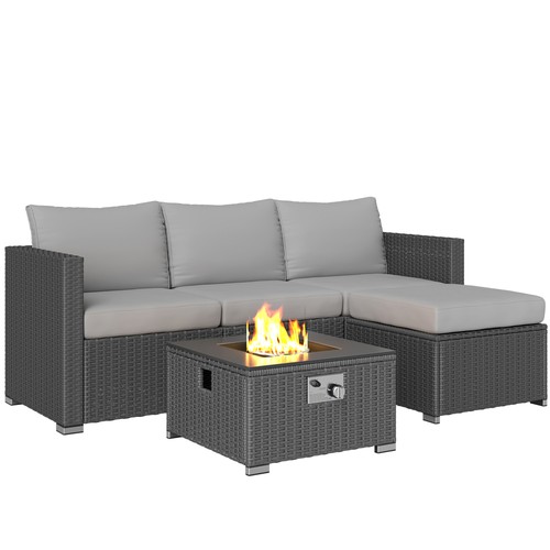 Outsunny seater rattan - 4,