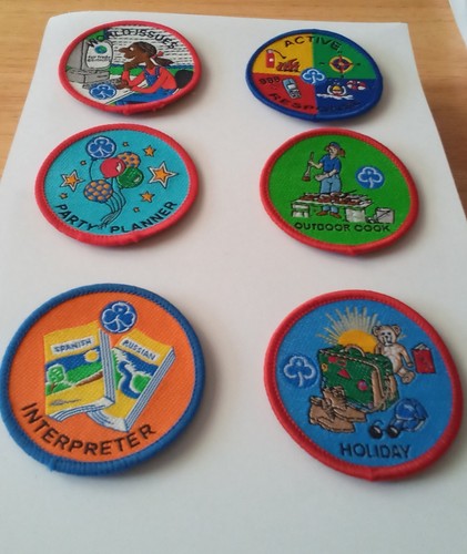 Girlguiding badges