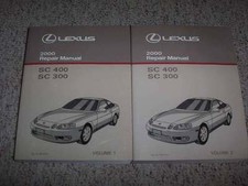2000 Lexus SC300 SC400 Service