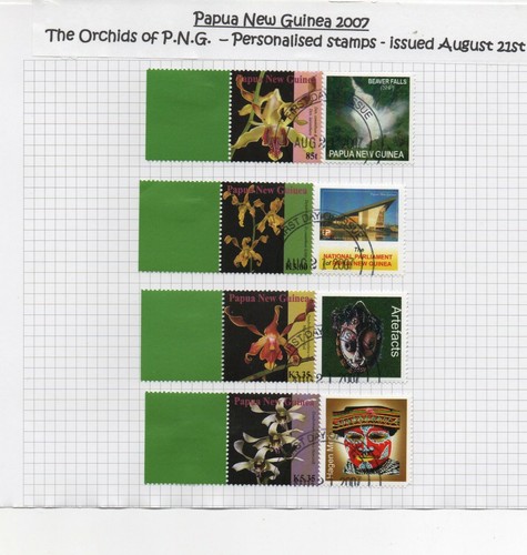Papua new guinea 2007 orchids - new,