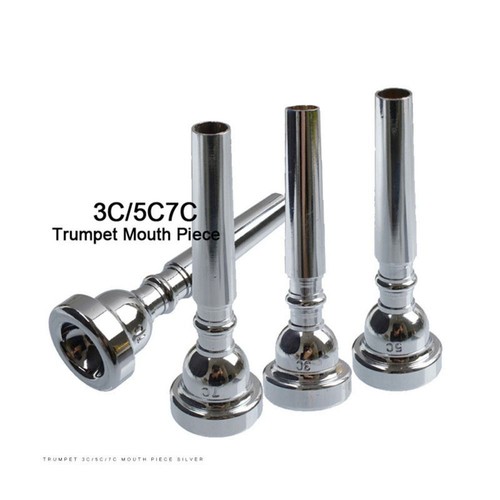 Trumpet mouthpiece 7c - trumpet, 3c/5c/7c