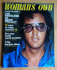 Original Womans Own 1 May 1971 Elvis on Cover and Exclusive Interview Inside